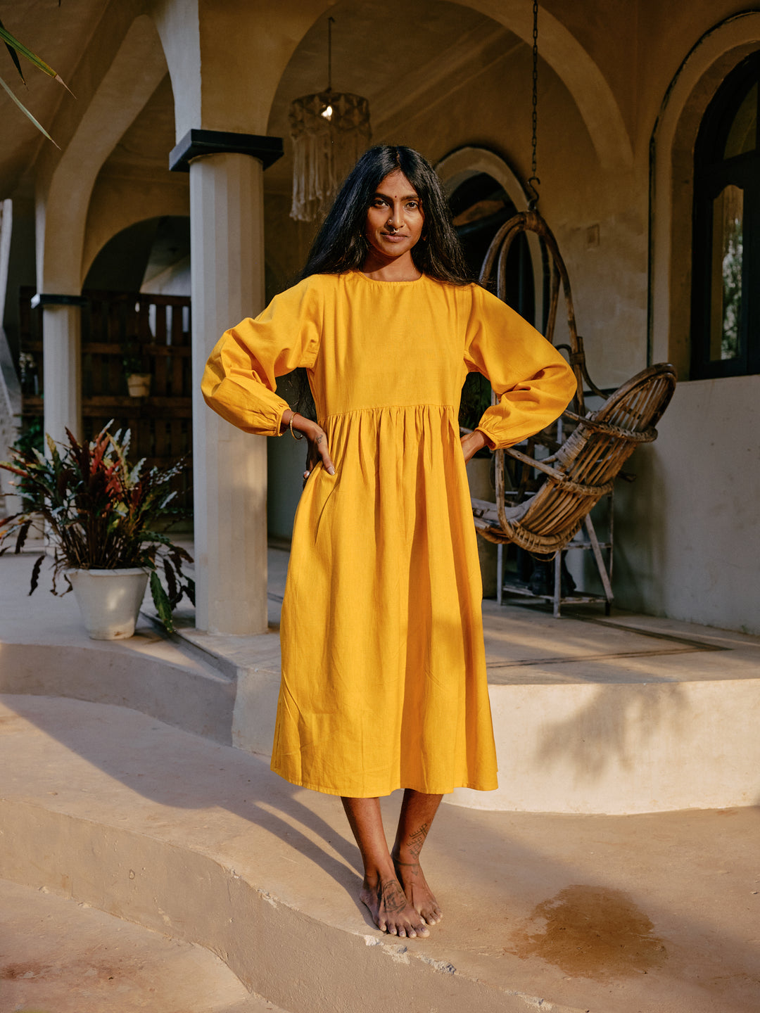 Dress Juliana yellow