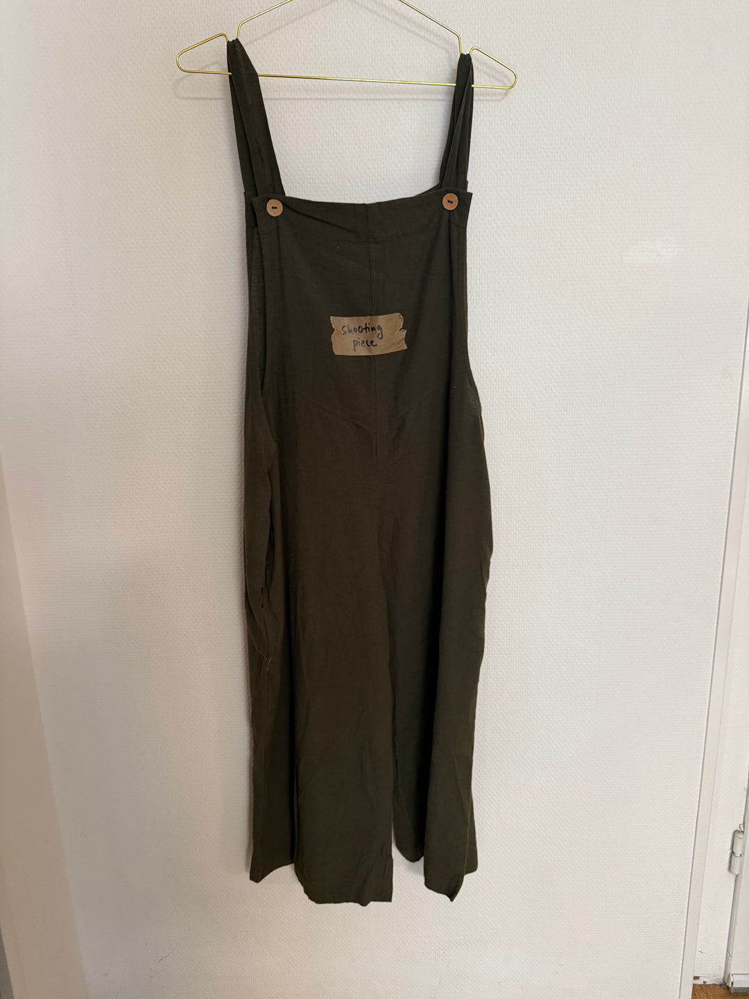 B-Ware Latzhose GRANITGRAU in S