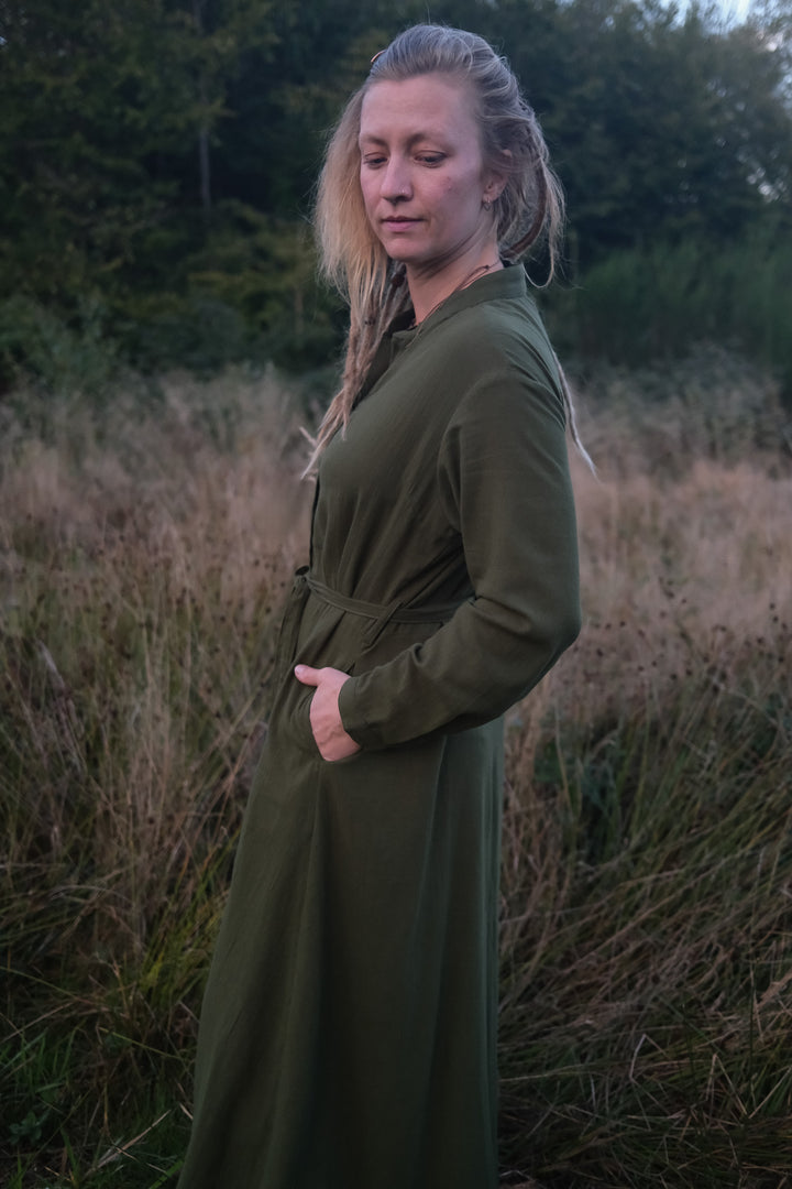 Maxi Kleid CARA ~ Grün