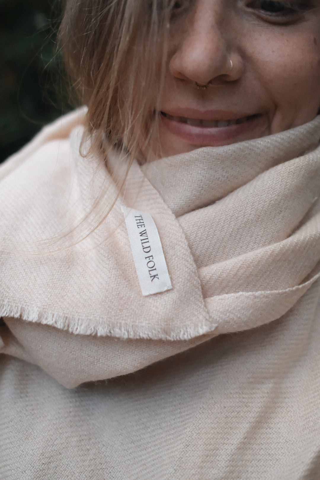 Schal aus 100% Yak-Wolle ~ EVEREST | Creme