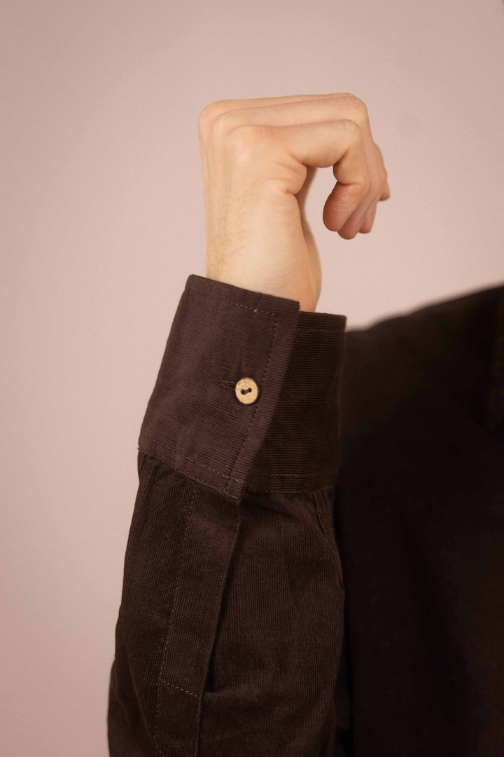 Cord-Hemd ~ NOAH braun