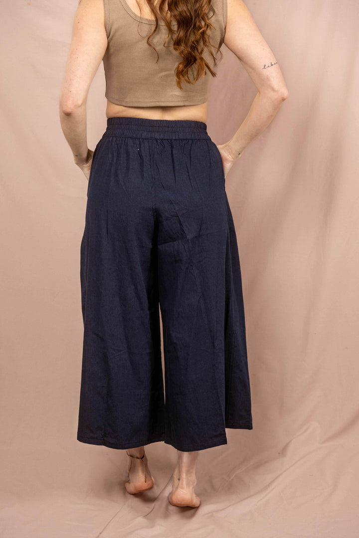 Weite Hose in Blau, Culotte, Beduinen, Alibaba, 100% Baumwolle