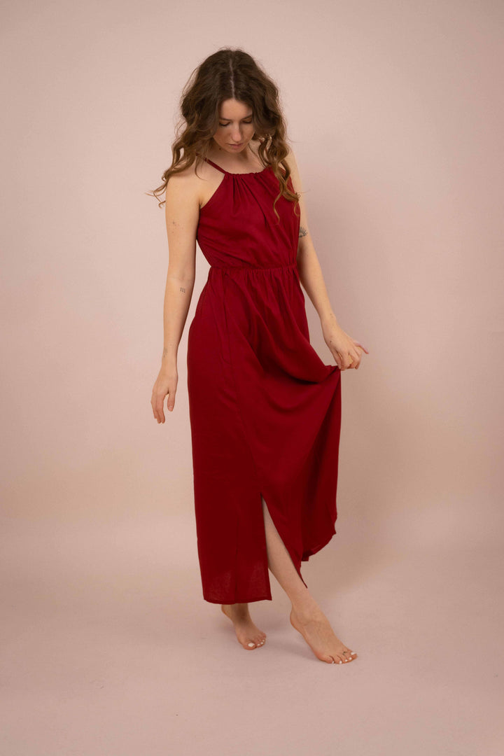 Elegantes Kleid ~ CLEO rot