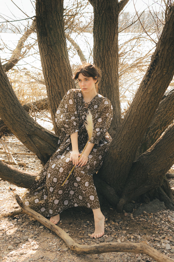 Boho Kleid ~ WATERLILY lang