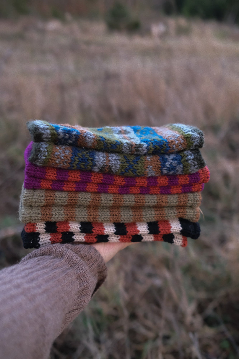 Stulpe, Handstulpe, Armstulpe, Gestrickt, Baumwolle, Beinstulpe