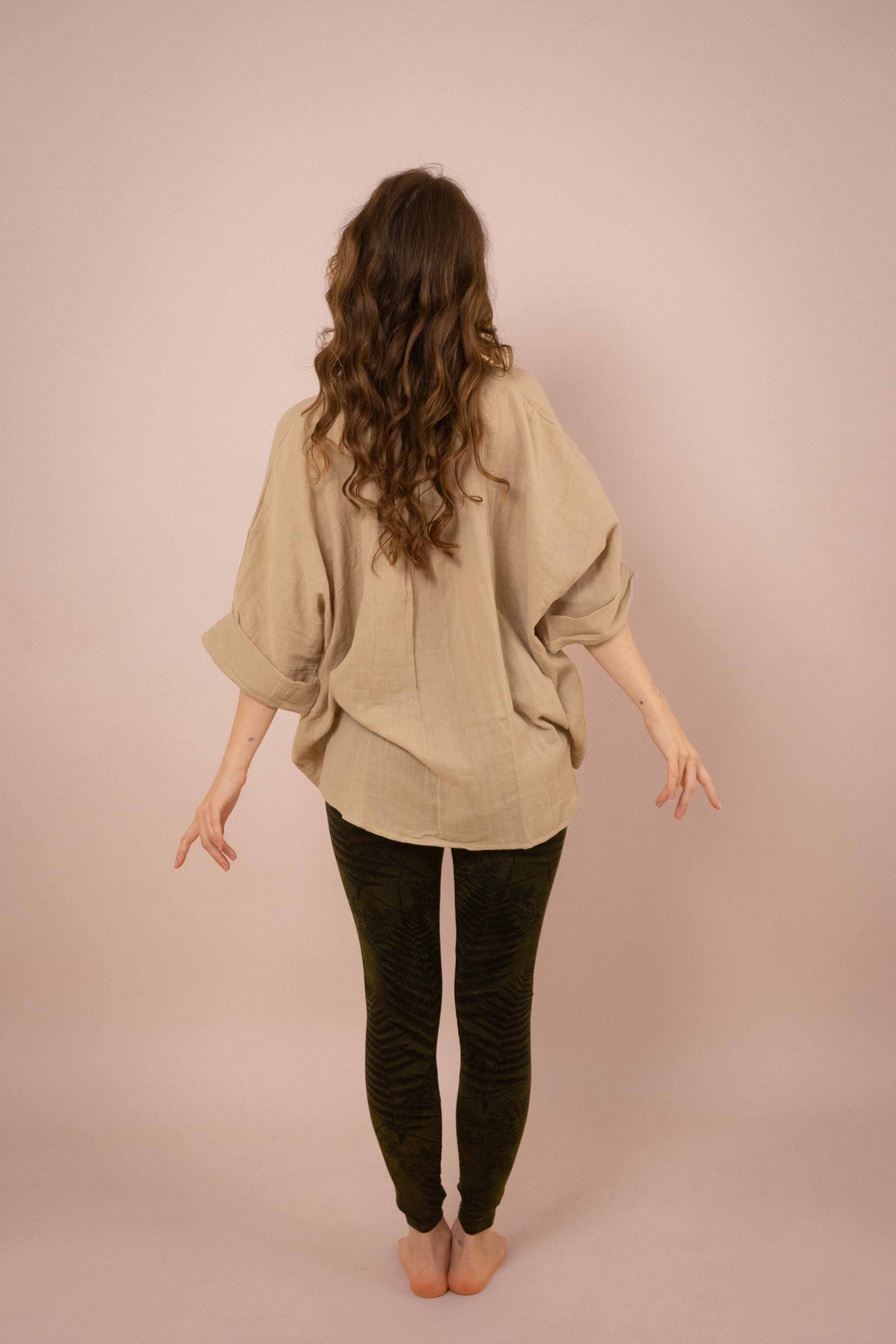 Musselin-Hemd ~ JAMIE Beige