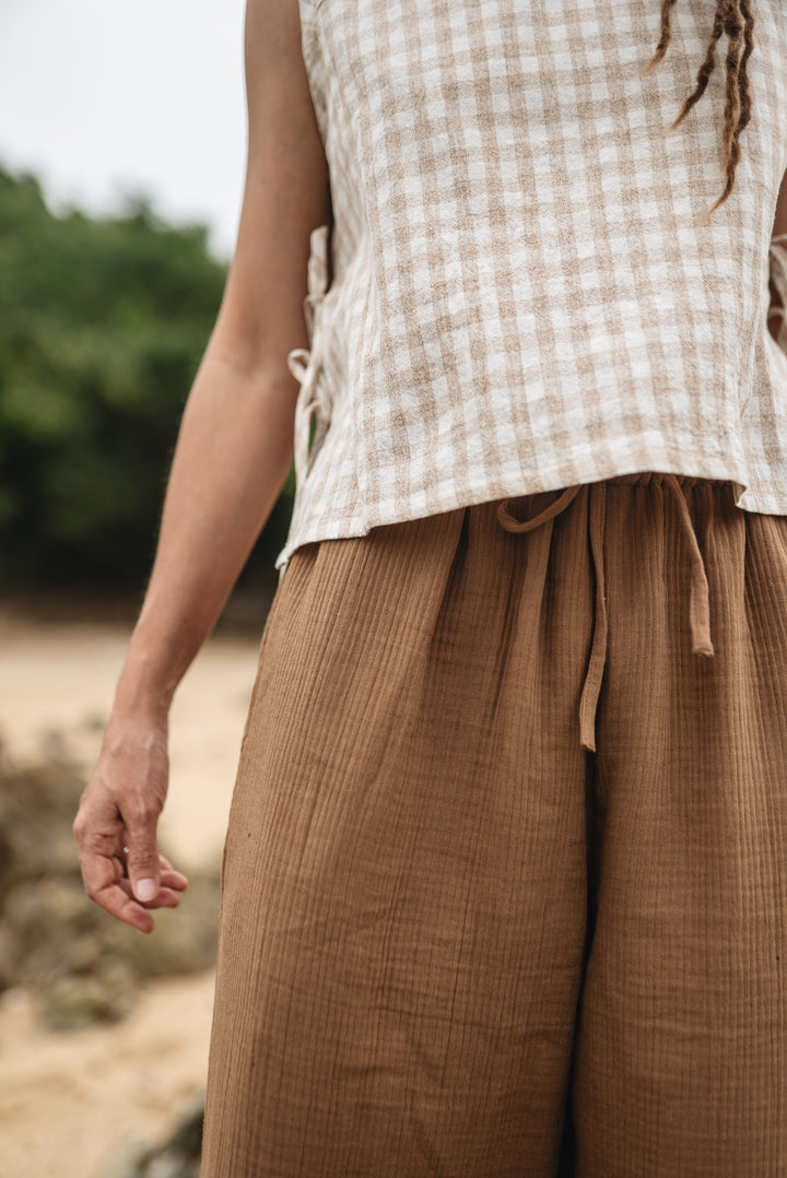 Bio-Musselin Hose ~ MOCCA