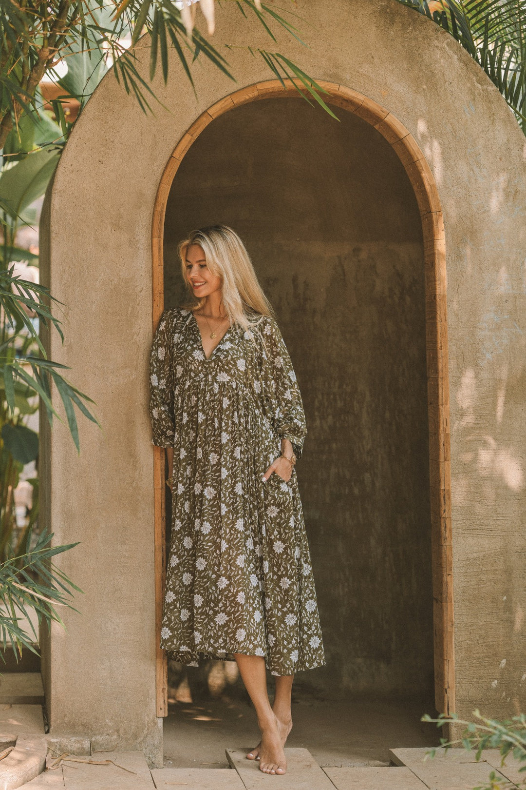 Boho Kleid ~ WATERLILY lang