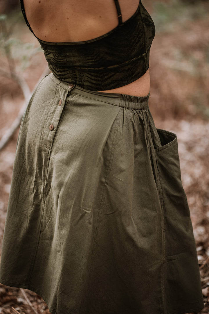 Bequemer Rock mit Taschen FREYA FOREST