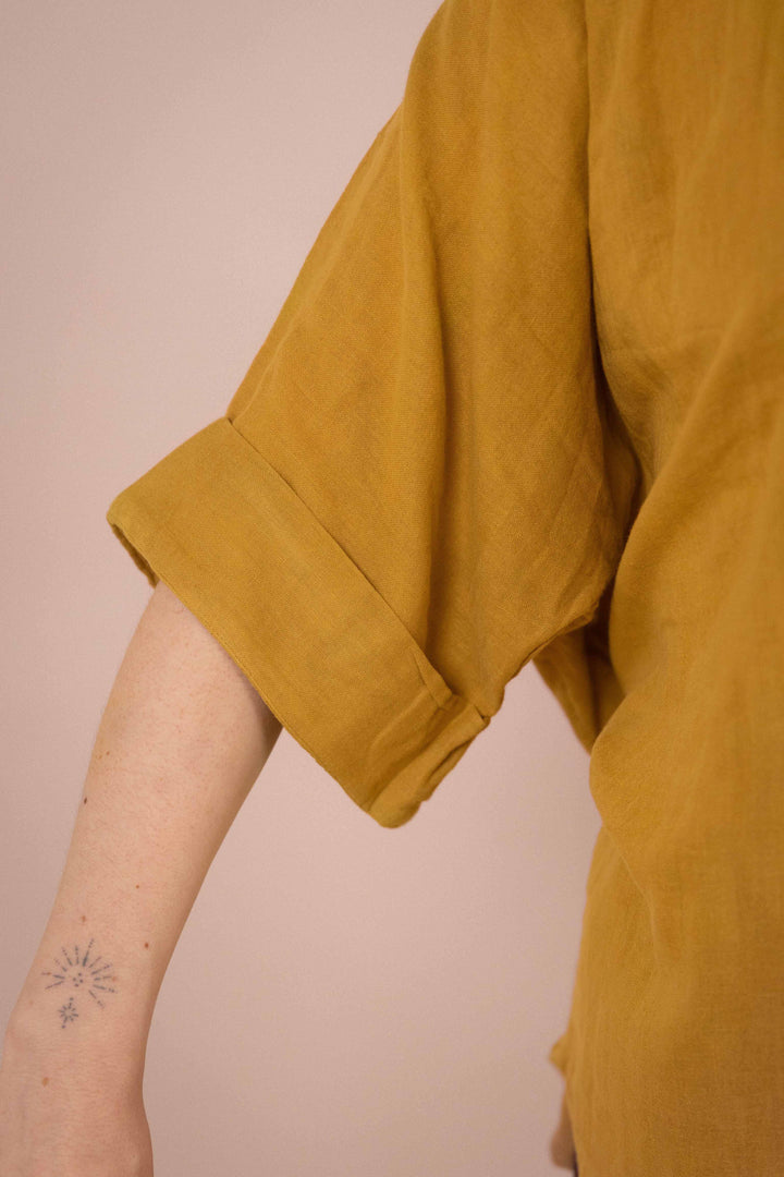 Musselin-Hemd ~ JAMIE Mustard
