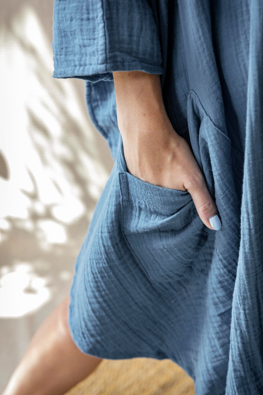 Musselin Poncho-Kleid ~ SKY