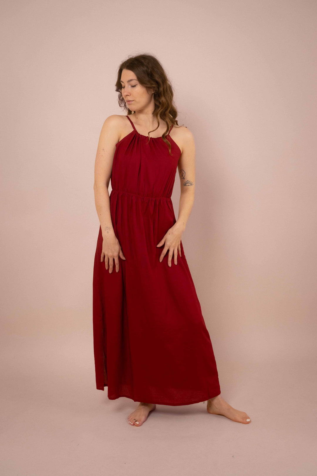 Elegantes Kleid ~ CLEO rot