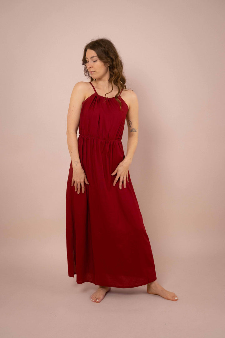 Elegantes Kleid ~ CLEO rot