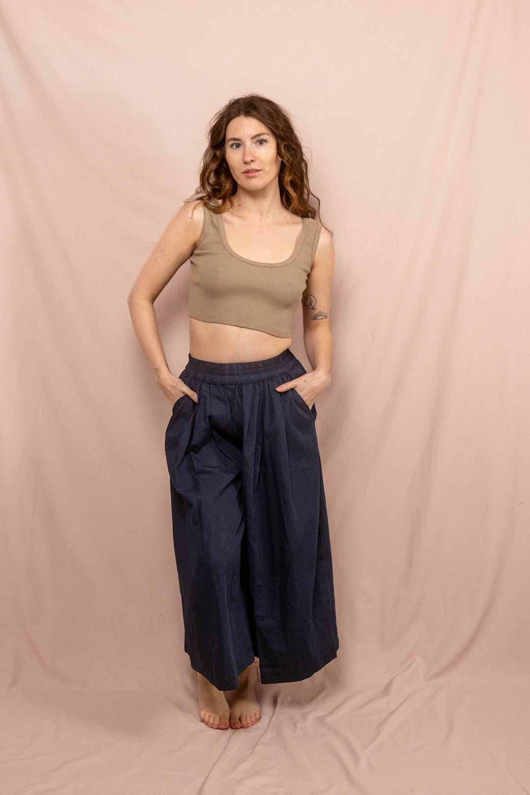 Weite Culotte SOFT DENIM
