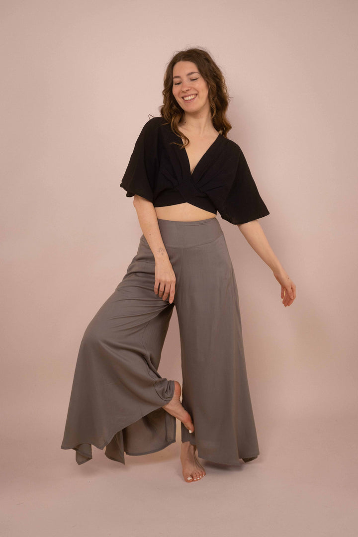 Feminines Top ~ SAKURA Schwarz