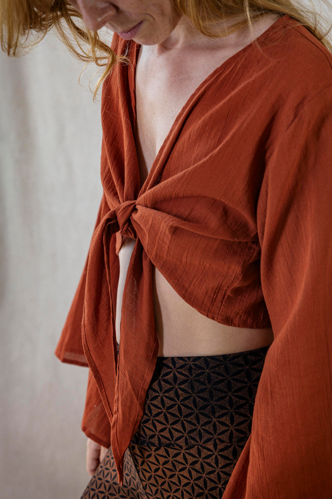 Wickelbluse FREE FLOW ~ FIRE