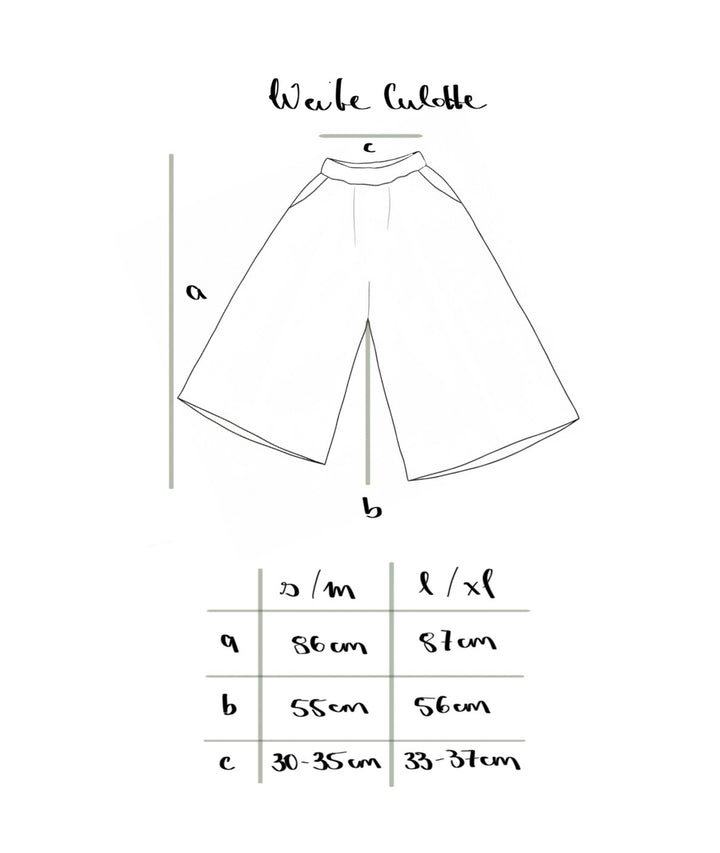 Weite Culotte SOFT DENIM