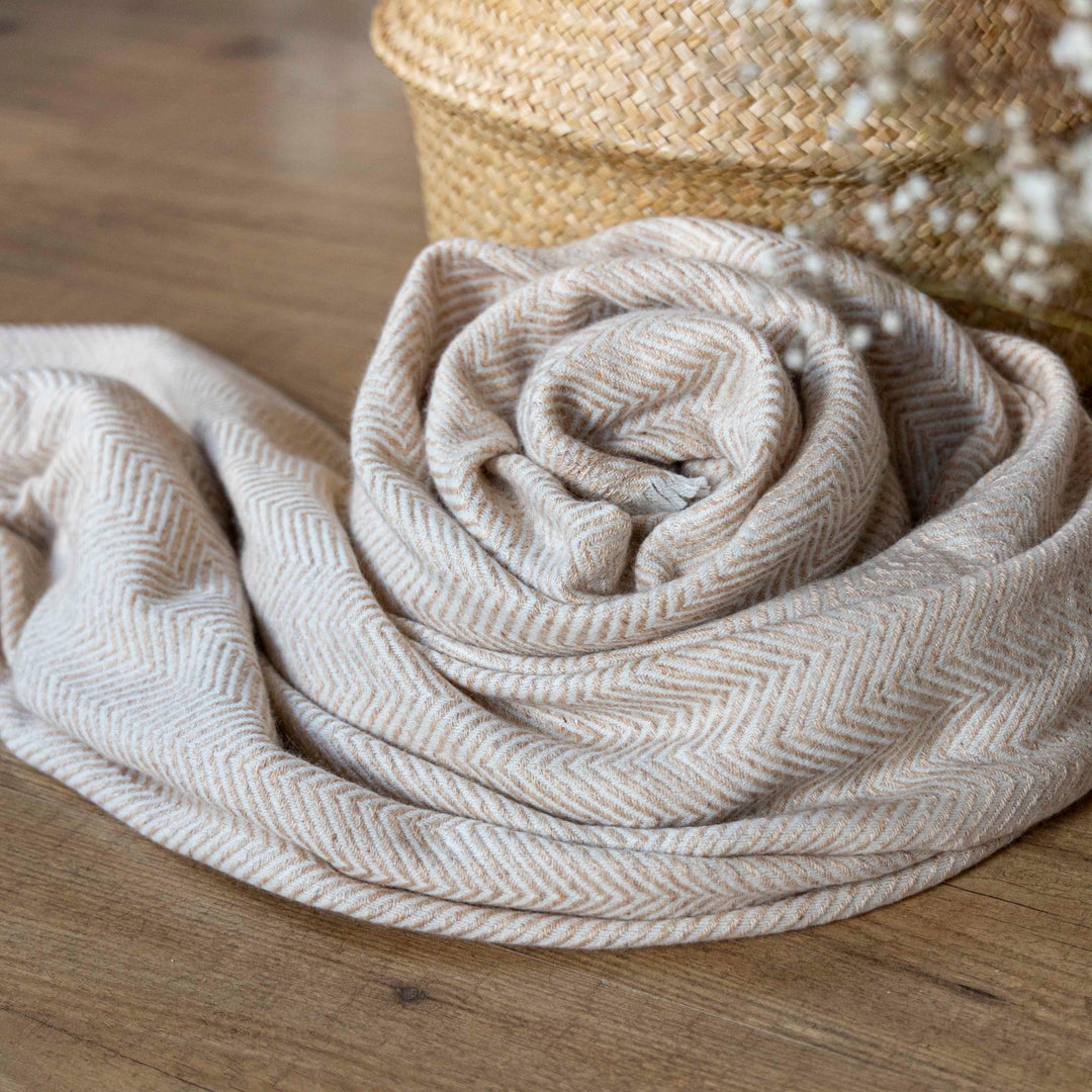 Decke aus 100% Kaschmir ~ BALI ROSE