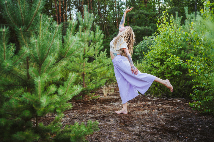 Musselin Culotte ~ Lavendel