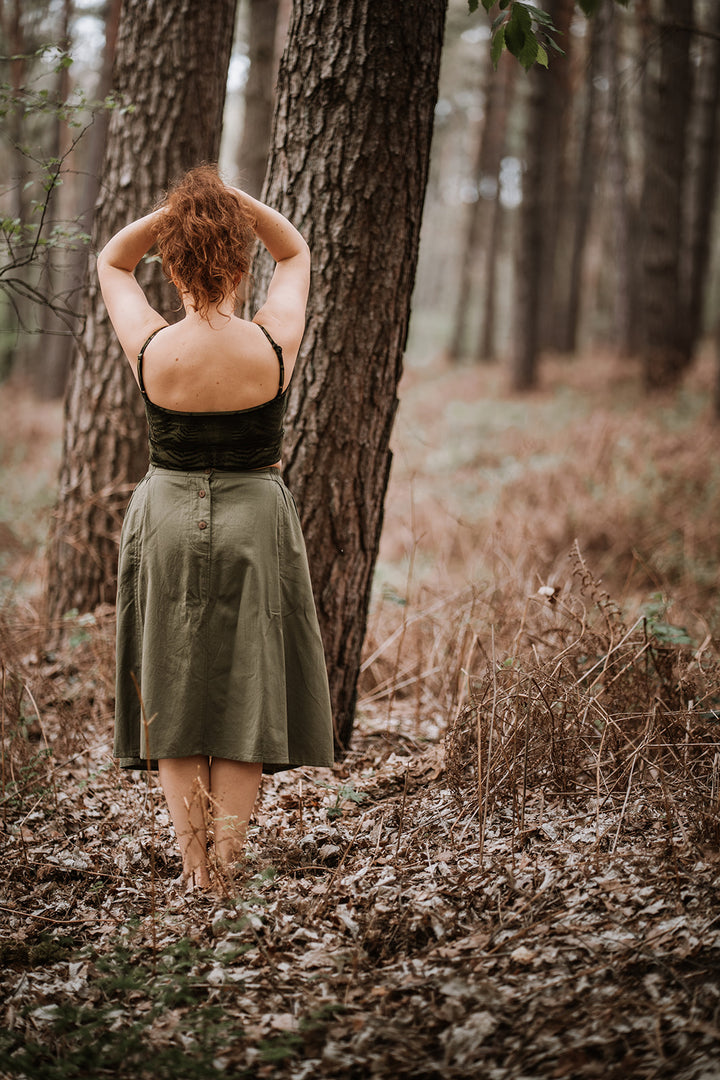 Bequemer Rock mit Taschen FREYA FOREST
