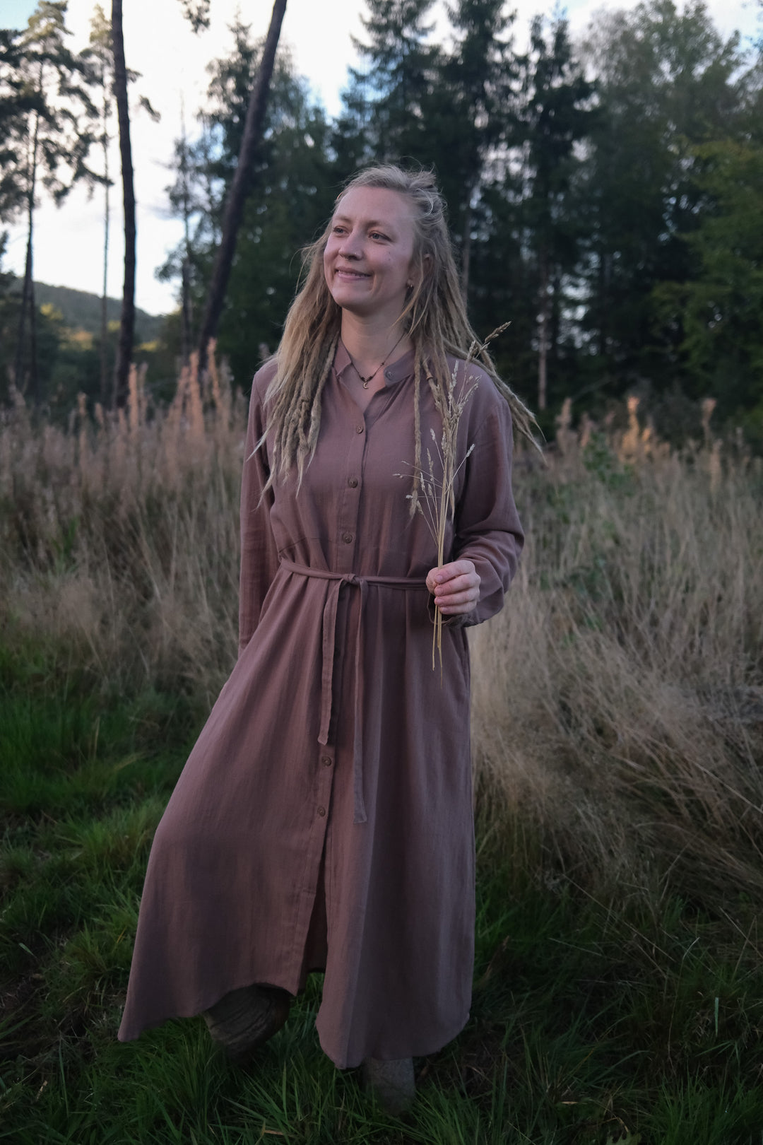 Maxi Kleid CARA ~ Mauve