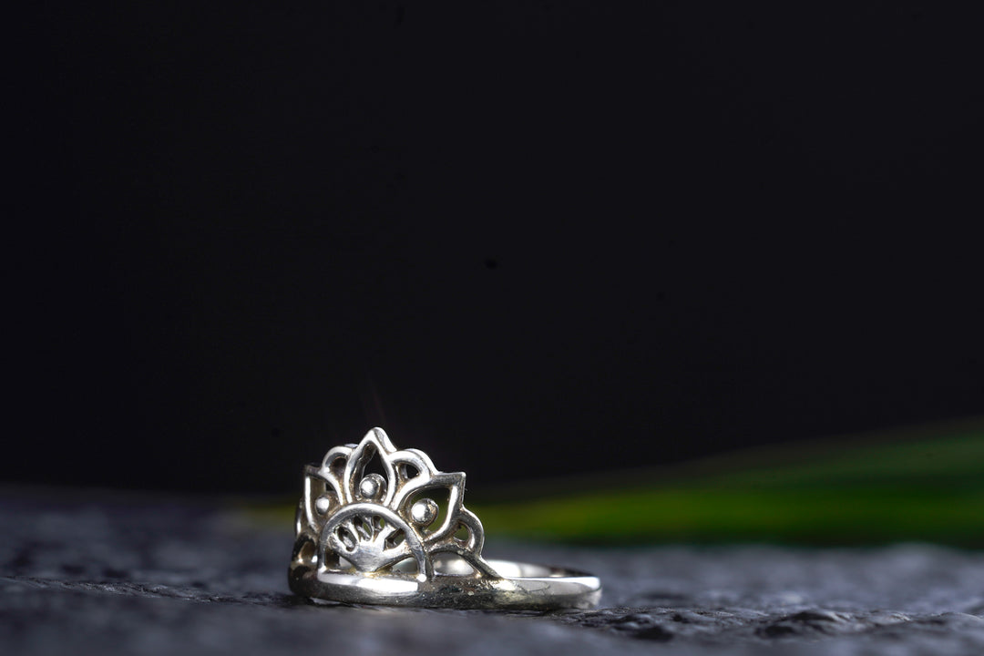 Ring ~ SEMI MANDALA ~ 925er Sterling Silber