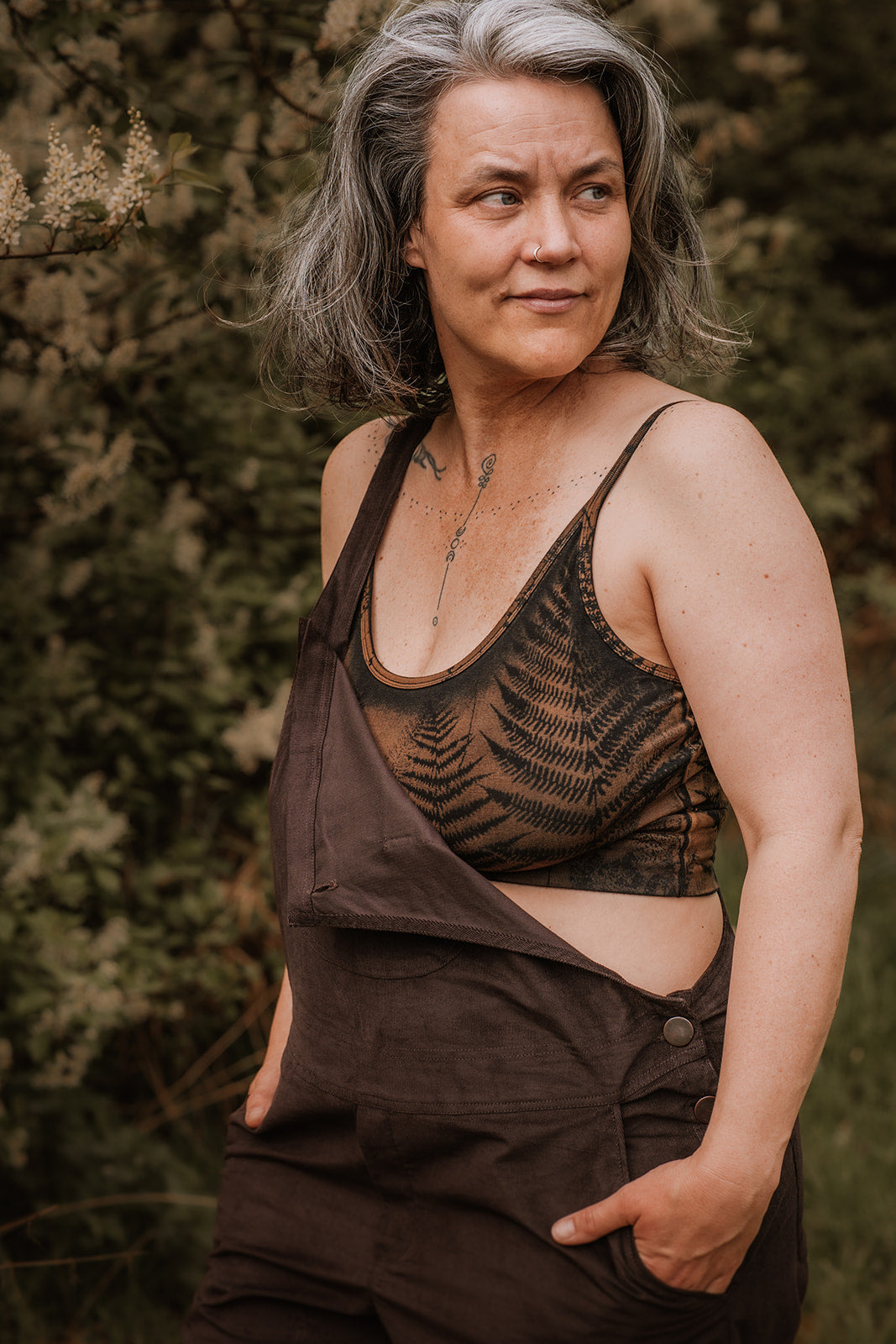 Yoga Top ~ Farn ~ Rost