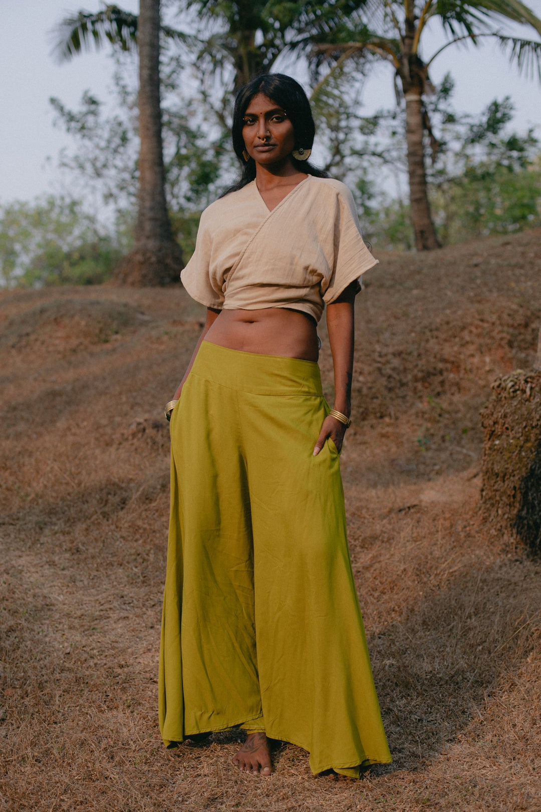 Wickeltop ~ LINNEA Beige