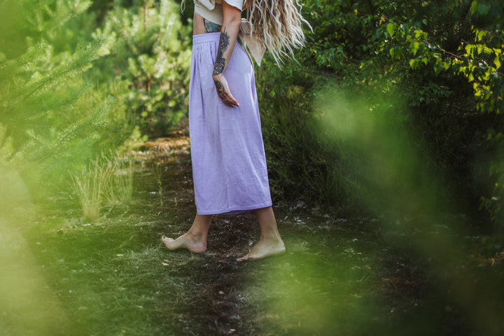 Musselin Culotte ~ Lavendel