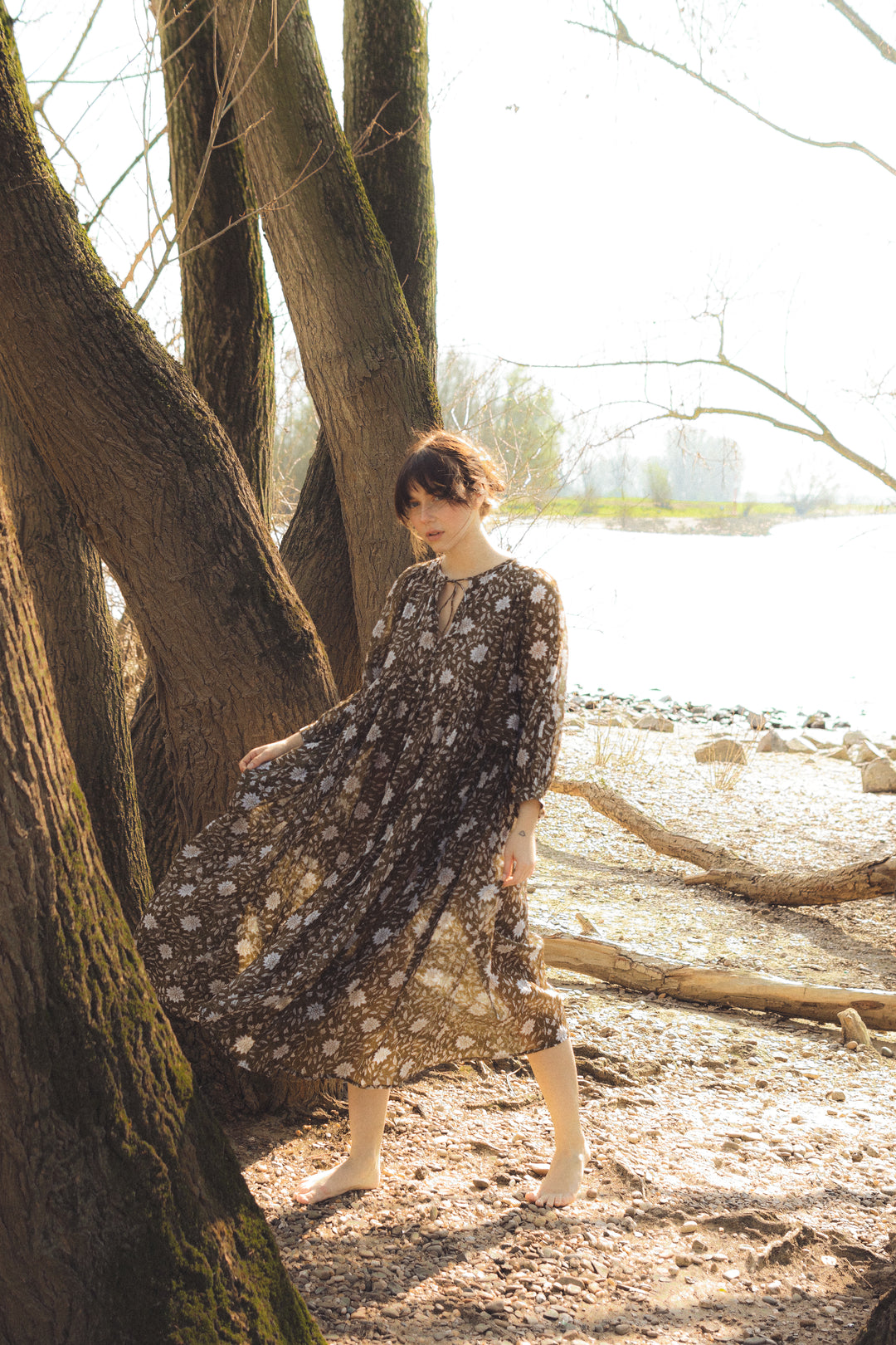 Boho Kleid ~ WATERLILY lang