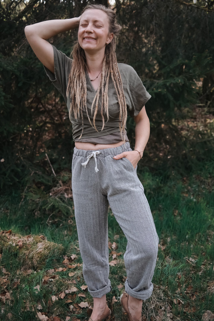 Bequeme Hose ~ LENNY FISCHGRAT grau