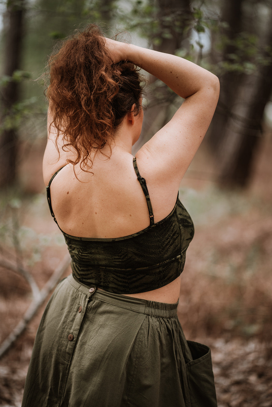 Yoga Top ~ Farn ~ Grün