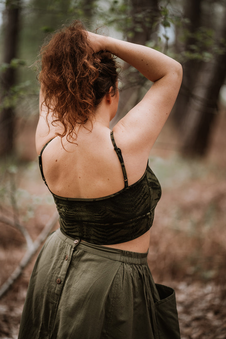Yoga Top ~ Farn ~ Grün