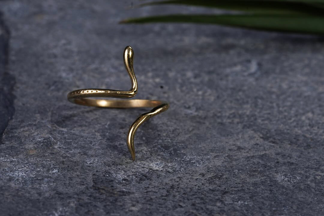 Ring ~ SERPENT BABY ~ Messing