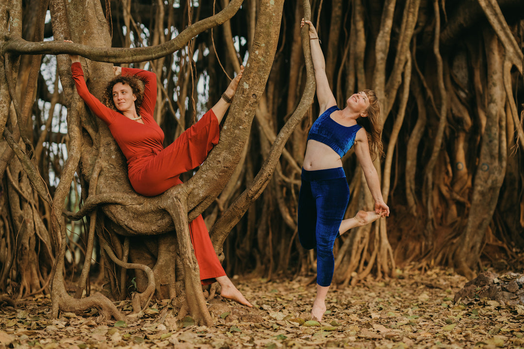 Samt leggins, Winterleggins, Yogaleggins, sporthose, yogahose, blau, lang, Top, Yoga outfit, Sporttop