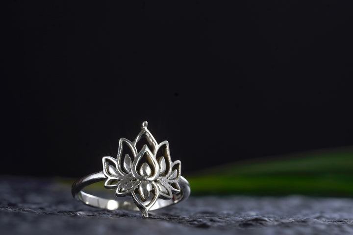 Ring ~ LOTUS ~ 925er Sterling Silber ~ Lotusblume ~ Lotusblüte