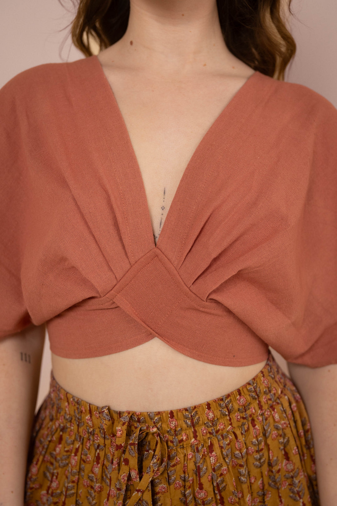 Feminines Top ~ SAKURA Altrosa