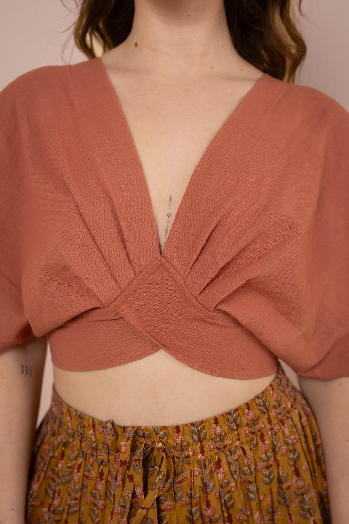 Feminines Top ~ SAKURA Altrosa