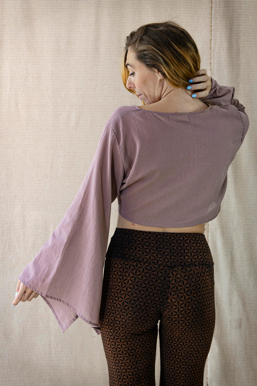 Wickelbluse FREE FLOW ~ MAUVE
