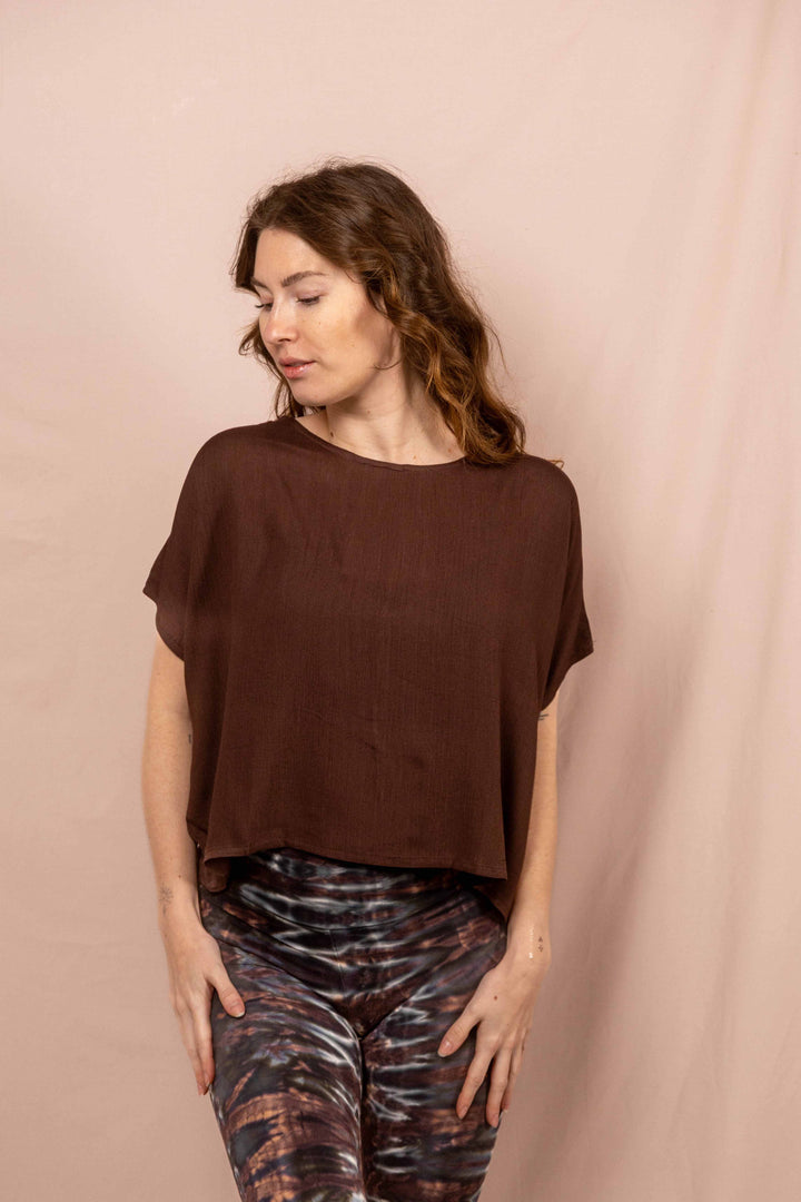 B-Ware Shirt VERO braun in L/XL