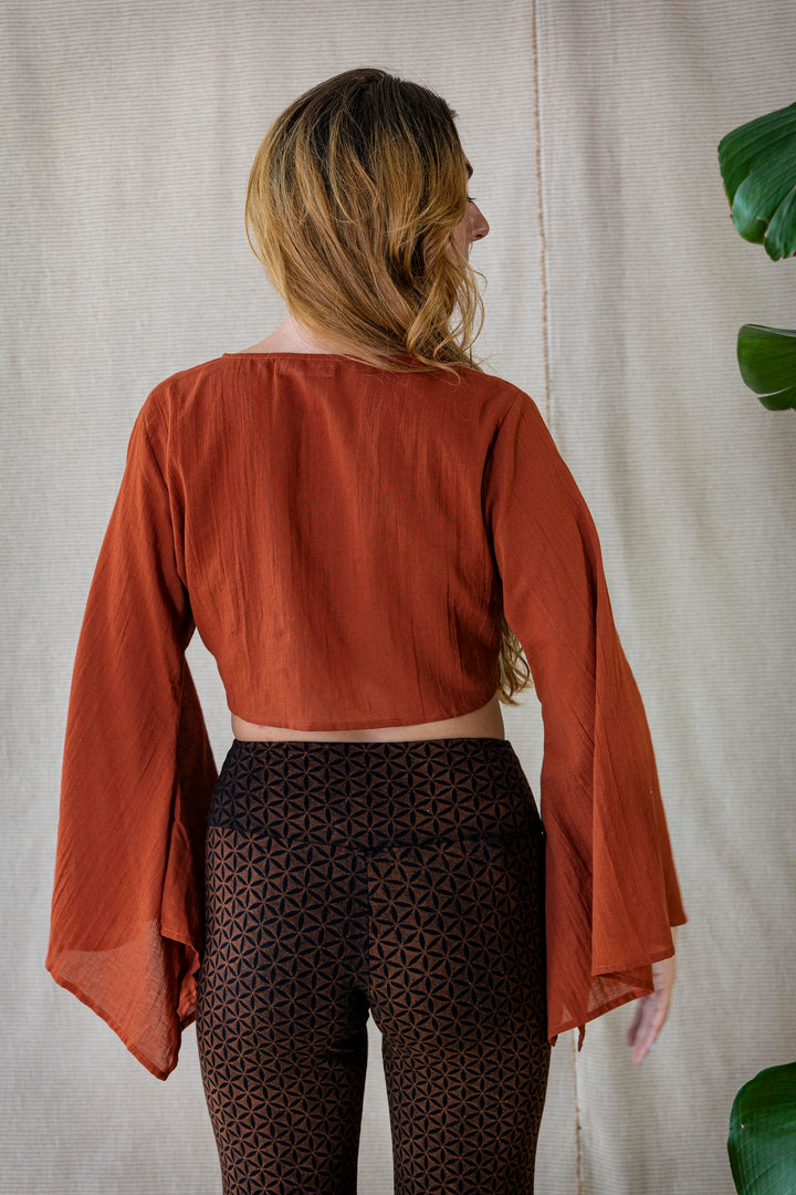 Wickelbluse FREE FLOW ~ FIRE