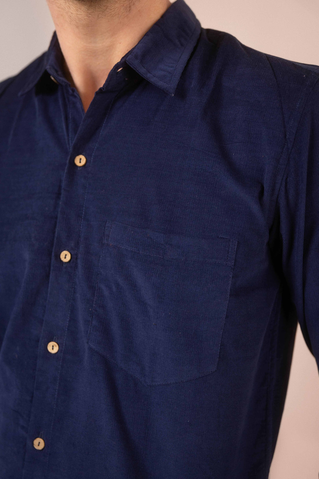 Cord-Hemd ~ NOAH blau