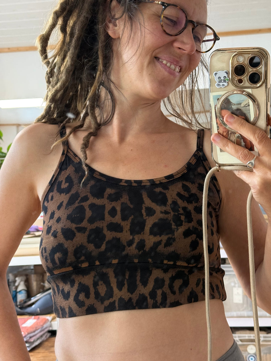 Yoga Top ~ Farn ~ blue