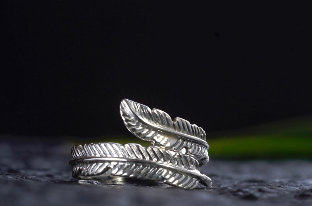 Ring ~ FEDER ~ 925er Sterling Silber