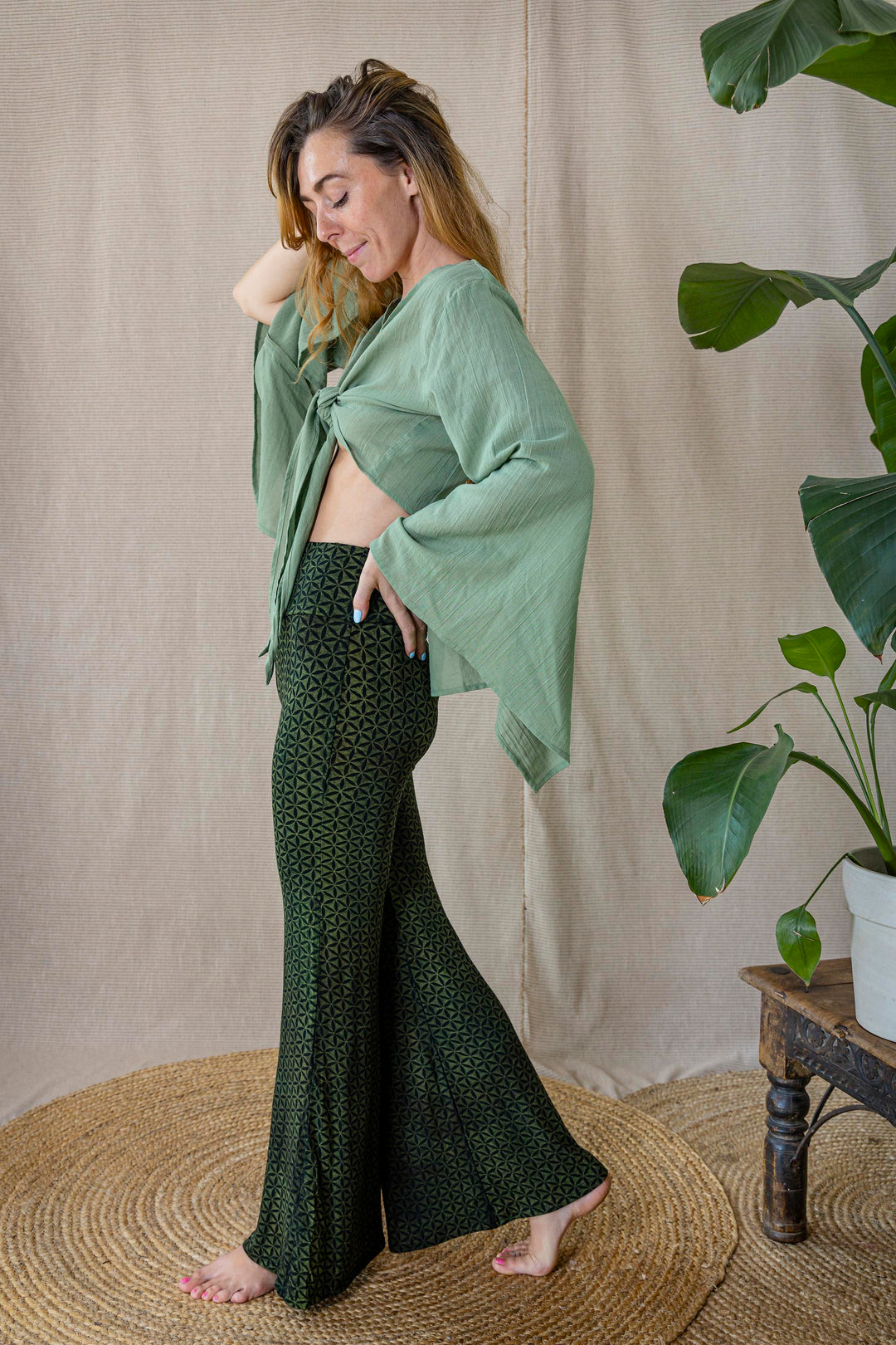 Wickelbluse FREE FLOW ~ SALBEI