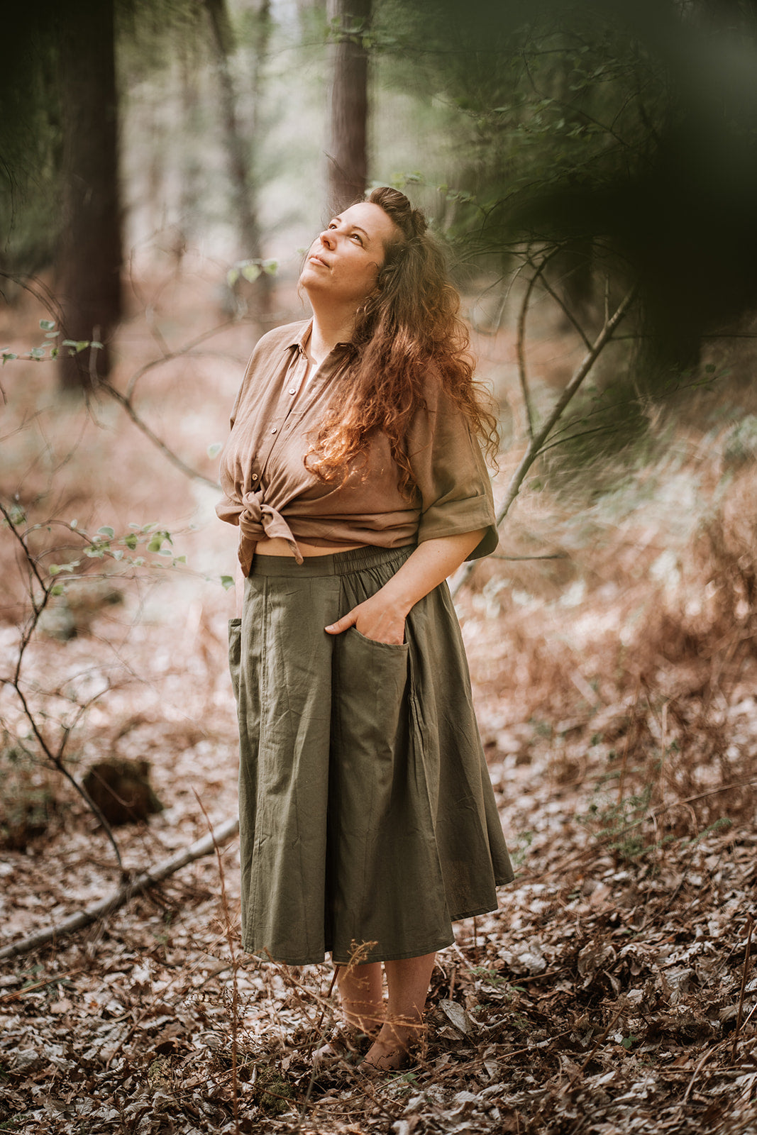 Bequemer Rock mit Taschen FREYA FOREST