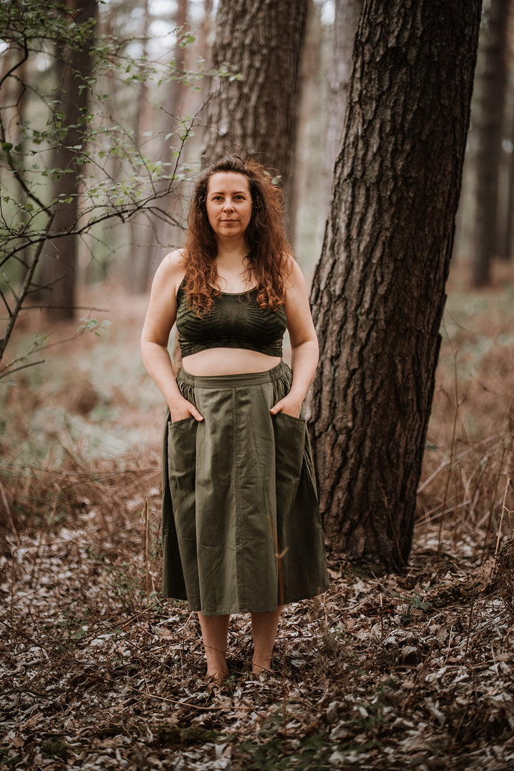 Bequemer Rock mit Taschen FREYA FOREST