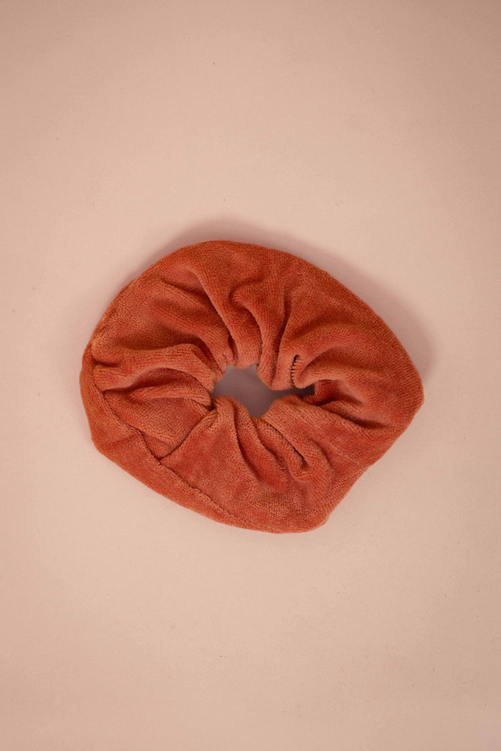 Upcycling Samt-Scrunchie