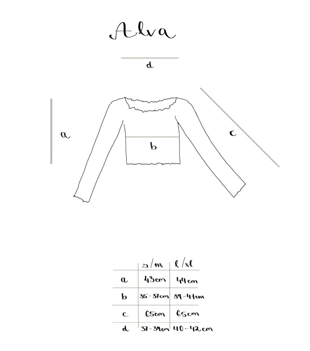 Cropped Longsleeve ALVA MINT