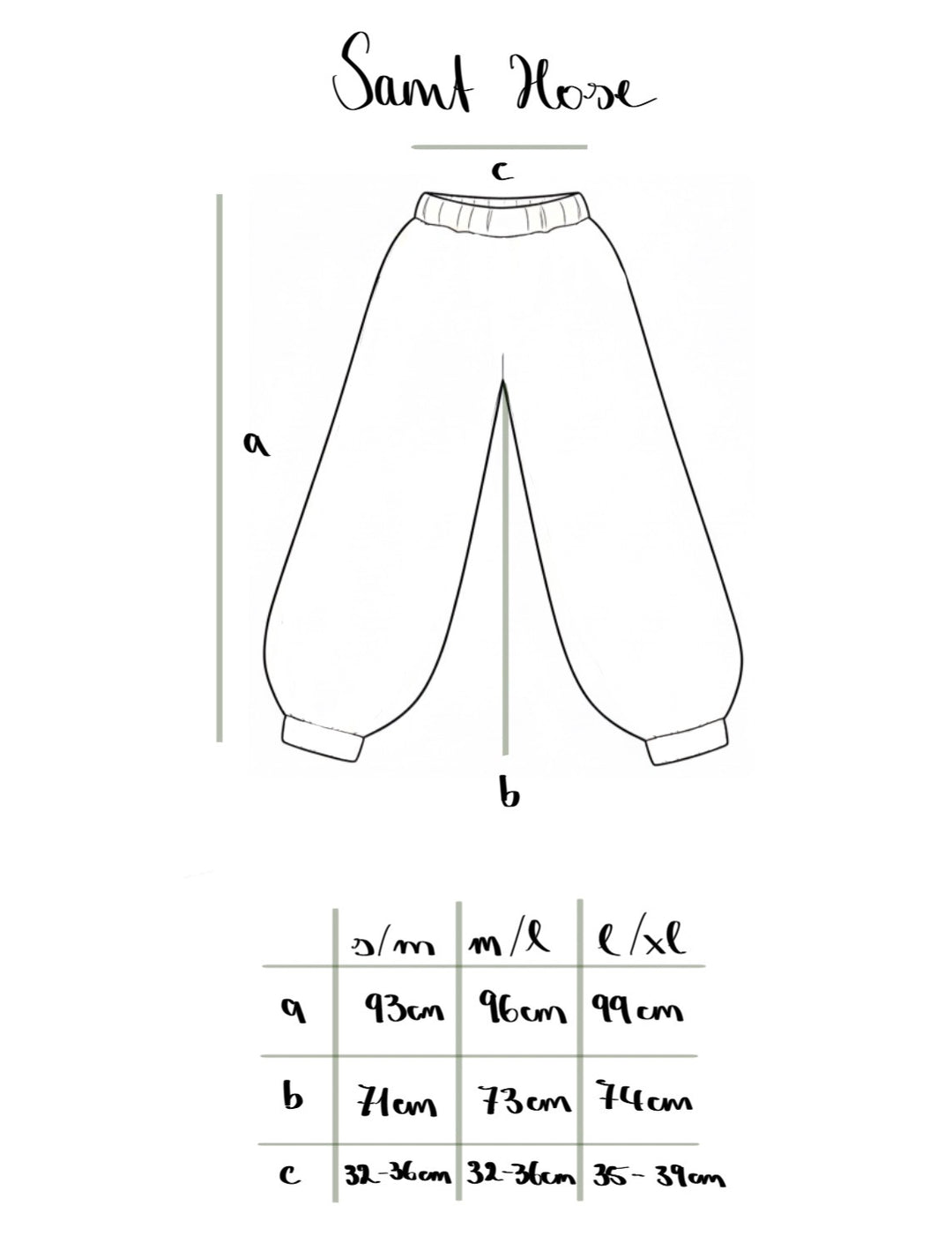 Bequeme Samt-Hose Grün